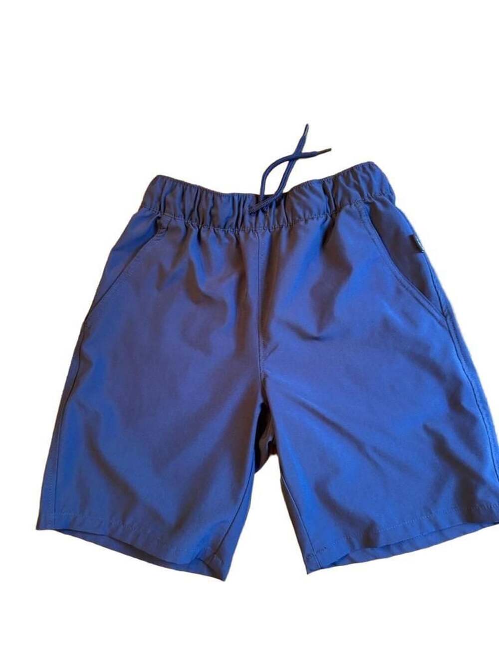 Eddie Bauer Kids Active Shorts Size L (12) Blue Drawstring b1471